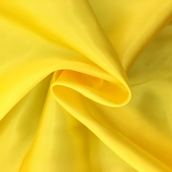 20 metres of Polyester Satin - Yellow